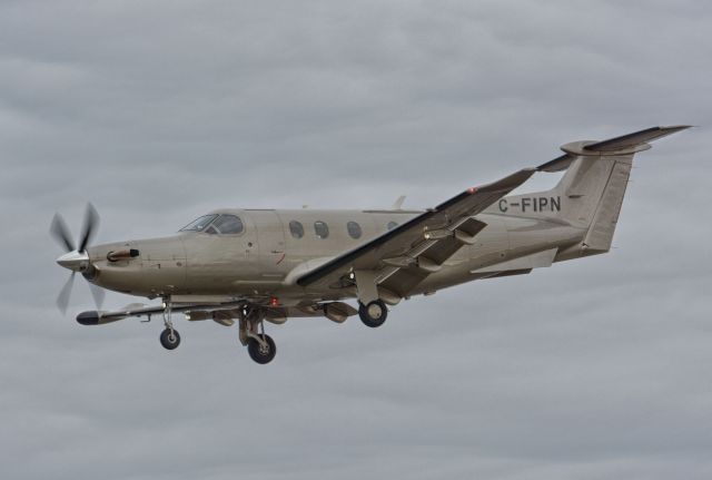 Pilatus PC-12 (C-FIPN) - Visiting CYHU, 04-04-2021