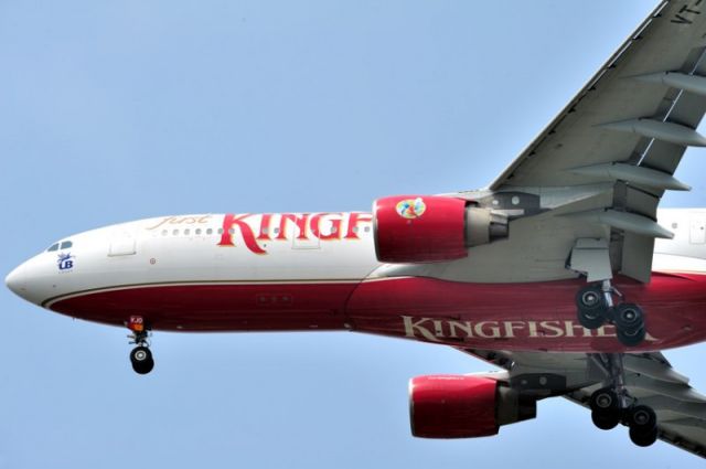 Airbus A330-300 (VT-VJO) - Nothing but a memory now, as Kingfisher was in financial troubles and stopped all routes...