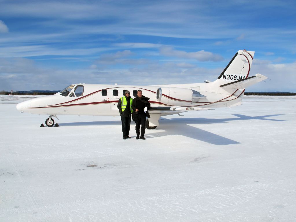 Cessna Citation 1SP (N308JM) - At Goose Bay, Canada.