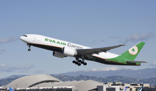 BOEING 777-200LR (B-16785) - Departing LAX on 25L