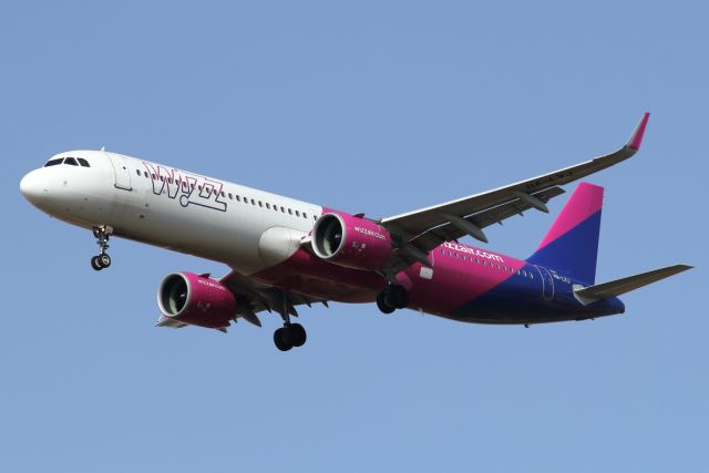 Airbus A321 (HA-LVJ) - 03/05/2025:br /The daily flight BUD > TLV, final to runway 12.