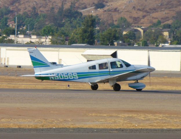 Piper Cherokee (N505GS) - Taxiing out for a sunset flight.