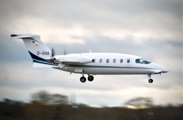 Piaggio P.180 Avanti (D-IIVA) - Taken from Carpark 5