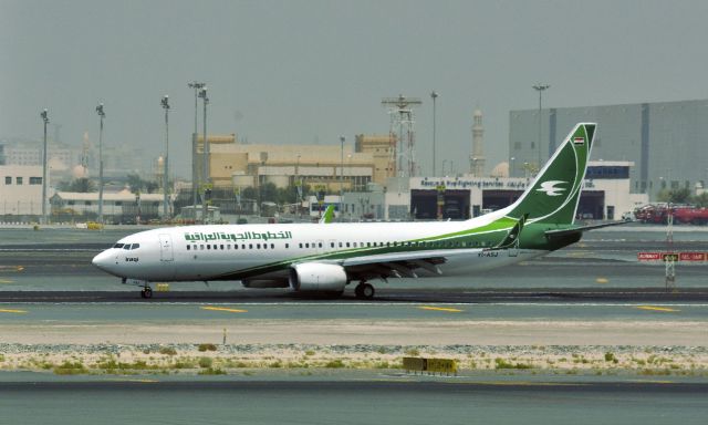 Boeing 737-800 (YI-ASJ) - Iraqi Airways Boeing 737-81Z(WL) YI-ASJ in Dubai 