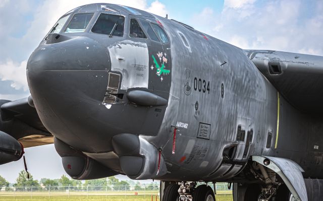 Boeing B-52 Stratofortress (60-0034) - "Wise Guy" on display during the 2019 Barksdale Air Show.