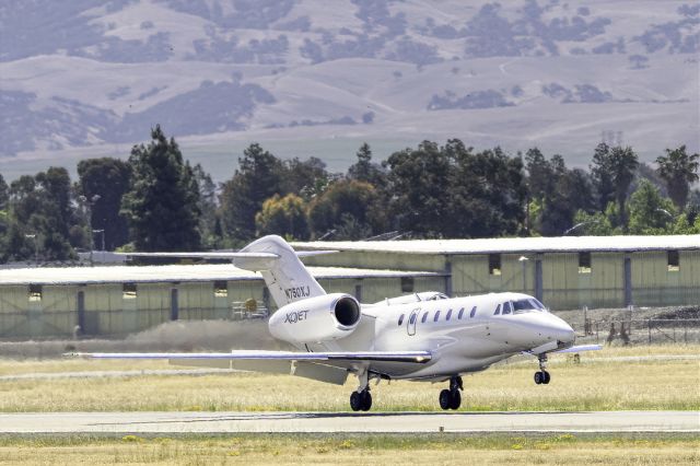 Cessna Citation X (N750XJ) - Cessna 750 Citation X at Livermore Municipal Airport (CA). May 2021.