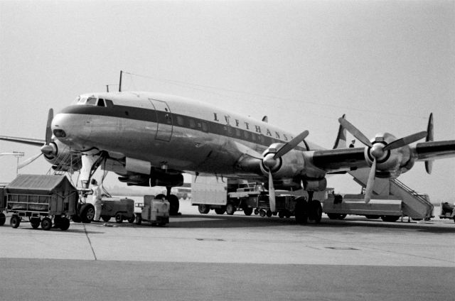 Lockheed EC-121 Constellation (D-ALEC) - Lockheed L-1049G Super Constellation in 1967 at Düsseldorf (EDDL)