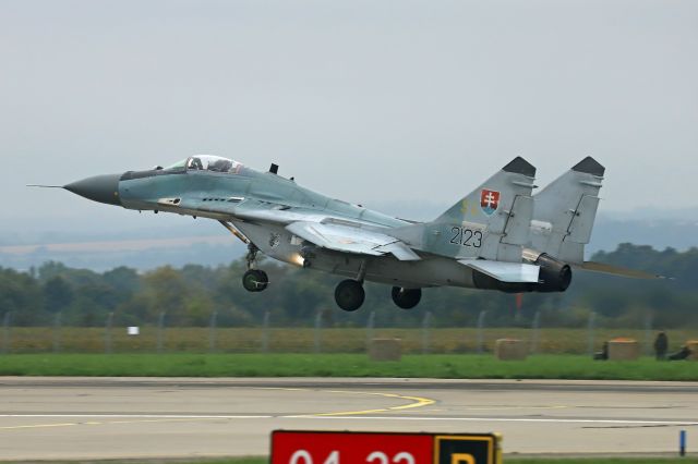 MIKOYAN MiG-33 (SQF2123) - MiG-29AS Fulcrum. Photo taken on September 19, 2021 at NATO Days in Ostrava.