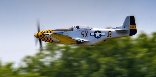 North American P-51 Mustang (N7TF) - 1944 North American P-51D Mustang N7TF, C/N: 44-73856, also known as "Double Trouble two" with 463684 on the tail