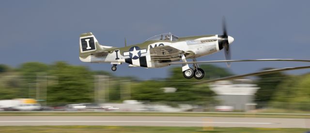 North American P-51 Mustang (N74190) - On flightline