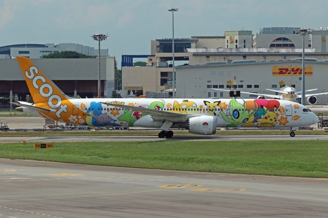 Boeing 787-9 Dreamliner (9V-OJJ) - "Pokémon Jet" livery