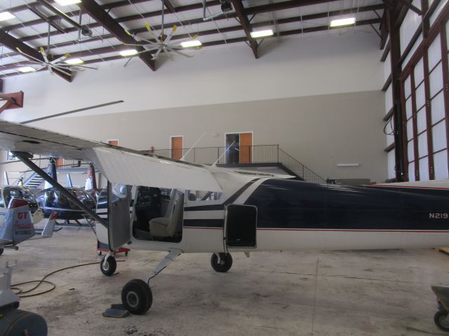 Cessna Skylane (N2198G) - In the maintenance hangar, Triangle North Executive.