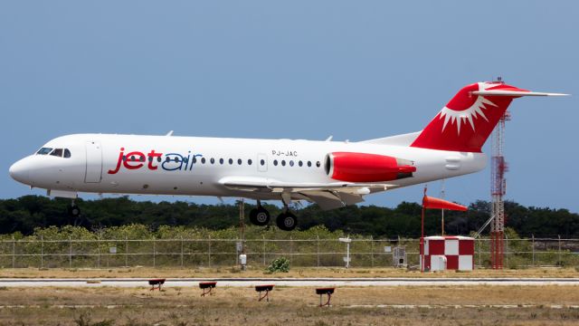 Fokker 70 (PJ-JAC) - The 2nd Fokker 70 arrival from Curacao!