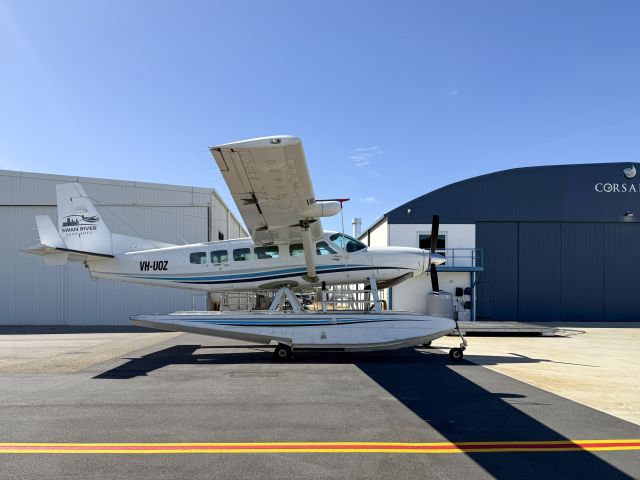 Cessna Caravan (VH-UOZ) - At Jandakot near Perth, Australia. 27-MAR-25.