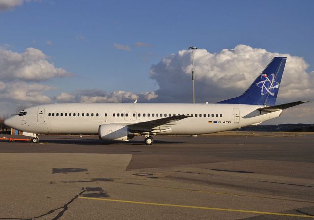 BOEING 737-400 (D-AEFL) - Boeing 737-4Y0 C/N 25178/2199 - D-AEFL - at Saarbrucken 2010-03-02.