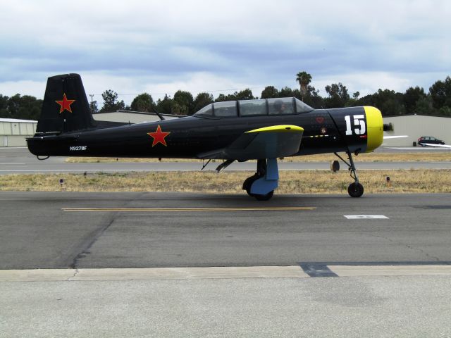 NANCHANG PT-6 (N9278F) - Taxiing at Fullerton