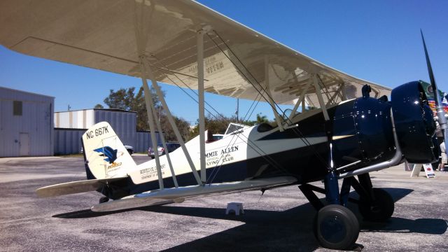 NC667K — - Stearman Junior Speedmail (NC667K) on display at Sarasota-Bradenton International Airport for the Airpower History Tour