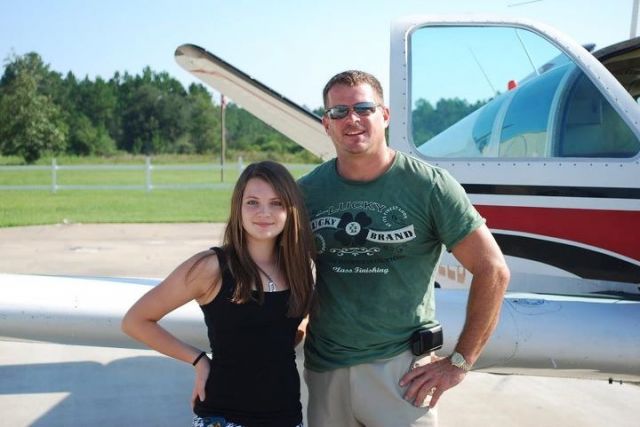 N4622D — - Return from vacation in Pensacola (82J Ferguson airfield).  Pilot and Co-Pilot (Dad & Daughter).