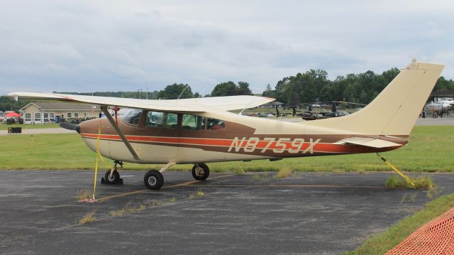 Cessna Skylane (N8759X) - Parked at Orange County Airport, 28 August 2021.