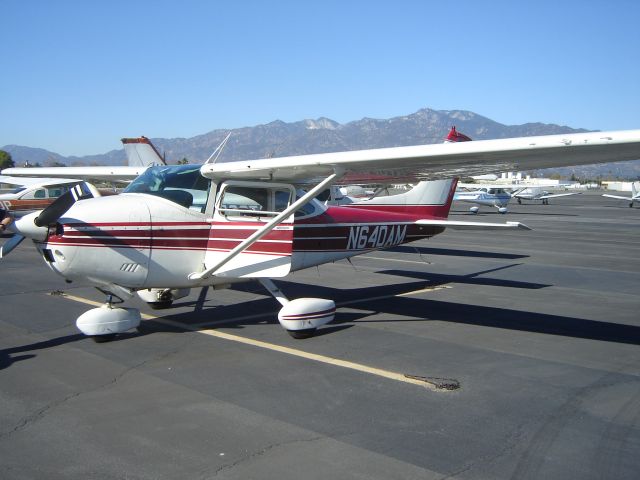 Cessna Skylane (N640AM) - N640AM, "KFI in the Sky" sitting on the ramp at El Monte.