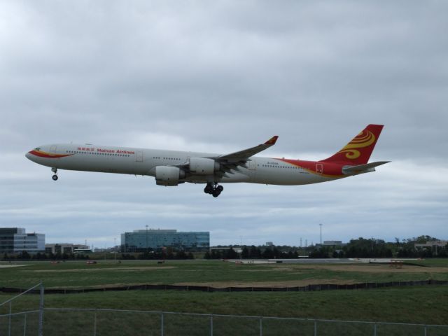 Airbus A340-600 (B-6508) - Landing 06L