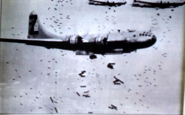 Boeing B-29 Superfortress — - Live drop on the Empire of Japan