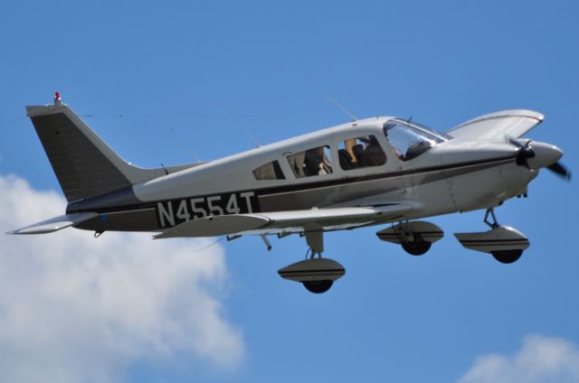 Piper Cherokee (N4554T) - A friend was on an apron near the terminal to the east side of the runway as I was departing KJYO for KMTN.