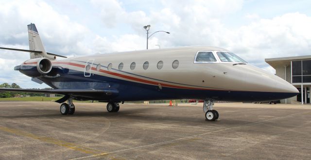 IAI Gulfstream G200 (N283DJ) - A 2001 model Israeli Aircraft Industries Gulfstream G200 (Galaxy) on the ramp at Northeast Alabama Regional Airport, Gadsden, AL - May 18, 2021.