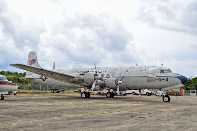 12-8424 — - 1951 Douglas VC-118B Liftmaster BuNo 128424 (C/N 43207)br /br /Enter service as a R6D-1 on 9-6-51br /br /National Naval Aviation Museumbr /TDelCorobr /May 10, 2013