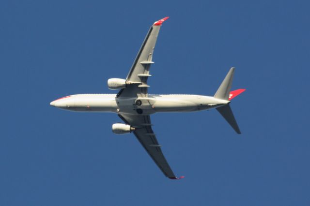 Boeing 737-800 (D-APBC) - Privatair inaugural service to Copenhagen from Boston Logan. 