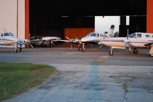 Cessna 421 (N4631G) - Beautiful examples of a 421, 414, and 340.