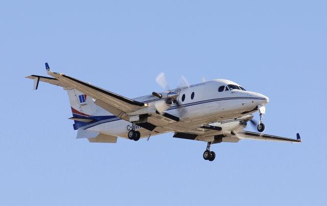 Beechcraft 1900 (C-GWWK) - West Wind Aviation Beechcraft 1900D on final at CYXE.