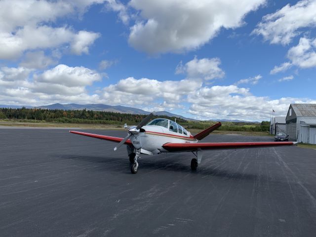 Beechcraft 35 Bonanza (N5821S) - Mt Washington Regional Airport