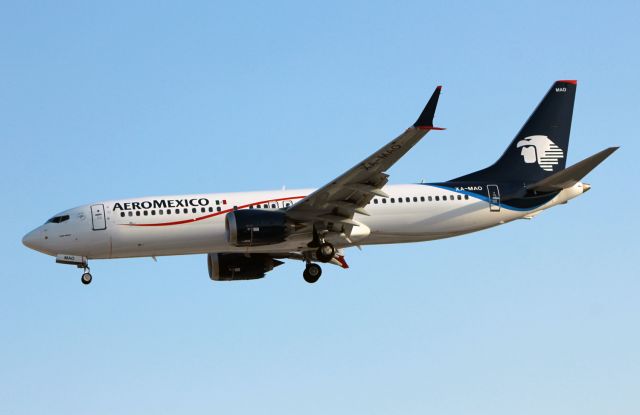 Boeing 737 MAX 8 (XA-MAO) - AeroMexico / Boeing 737-8 Max br / / MSN 43707 / XA.MAO / MMMX 02/2021