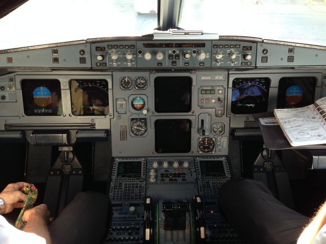 Airbus A319 (N813AW) - Preflight with the crew before departing to Puerto Vallarta, Mexico.