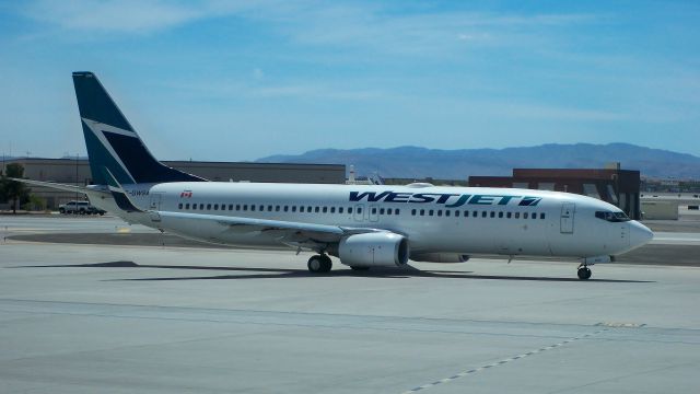 Boeing 737-800 (C-GWSA) - WestJet 737-8CT C-GWSA at LAS on April 21, 2011.