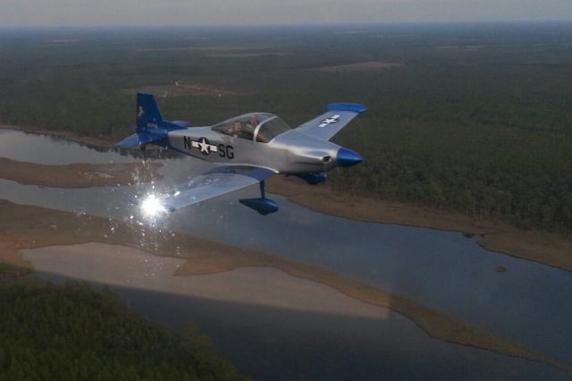 MUSTANG Mustang 2 (N26SG) - Flying over Panama City area.