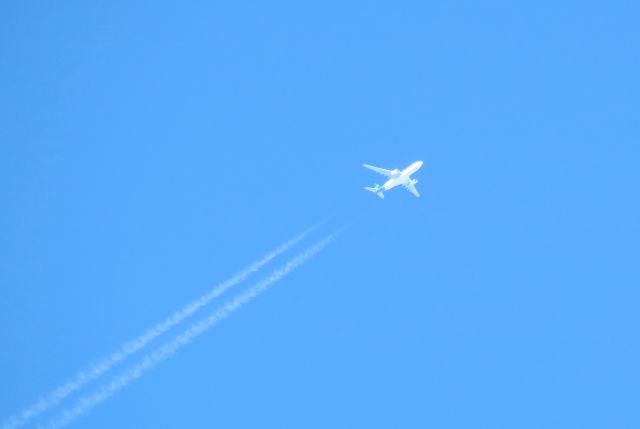 Airbus A330-200 (C-GTSJ) - Operating TSC254 Edmonton-Puerto Vallarta flying over San Diego.