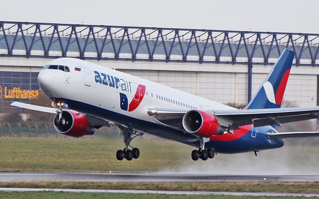 BOEING 767-300 (VQ-BUP) - azurair b767-33a(er) vq-bup dep shannon for moscow 8/12/18.