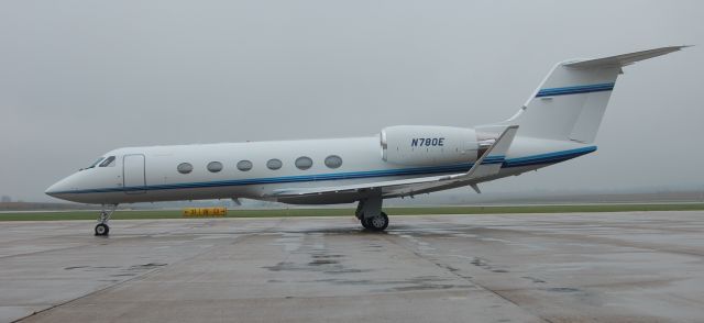 Gulfstream Aerospace Gulfstream IV (N780E) - G-IV operated by IBM on the ramp at KDBQ.