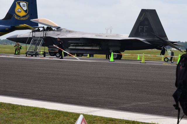 Lockheed F-22 Raptor (AFR08161) - Sun'n'Fun 17APR21 F22A Block 35C/N 4161