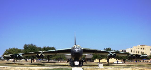 — — - B-52D at Lackland AFB, TX.