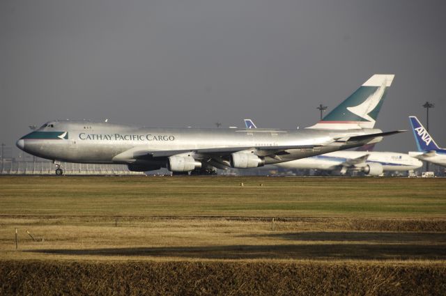 Boeing 747-400 (B-HOU) - Departure at NRT Airport Runway 34L on 2011/11/23