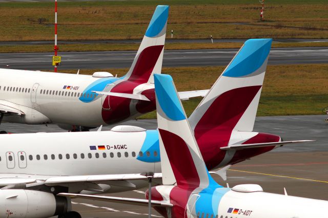 Airbus A320 (D-AGWC) - at Eurowings Hombebase Düsseldorf DUS / EDDL