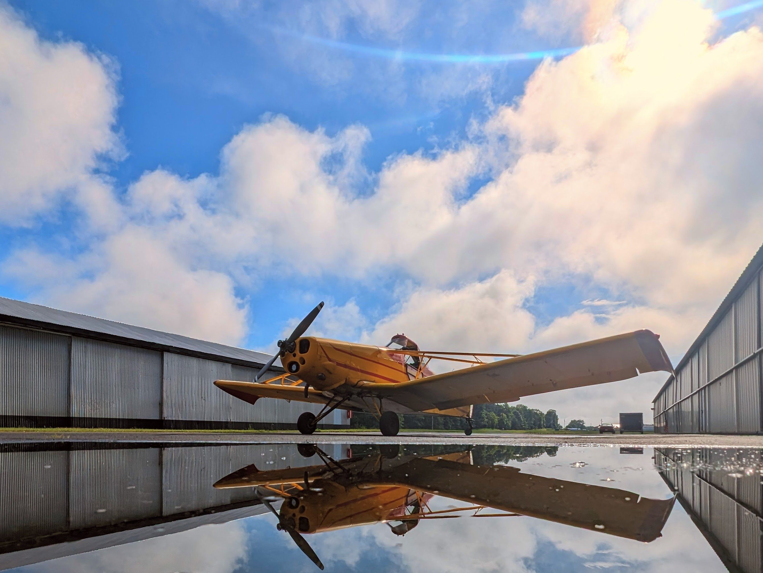 Piper PA-25 Pawnee (N424BY) - The venerable 4BY before a long day of towing gliders into the sky.