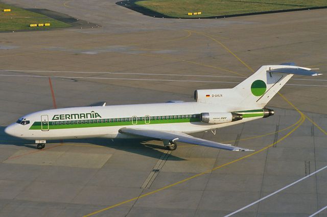 Boeing 727-100 (D-AHLN) - At Cologne Airport - 1987-10-25.