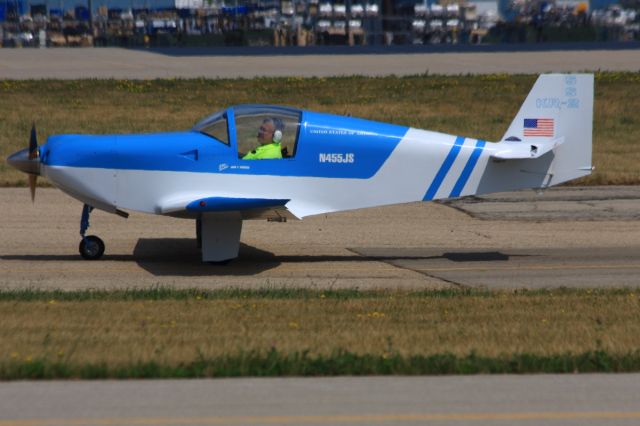 RAND KR-2 (N455JS) - This KR-2 arrived for EAA AirVenture 2023 and it is on its way to the homebuilt parking.