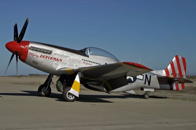 N51AB — - A North American P-51D Mustang on the apron @ Marina Municipal airport, Marina, CA.