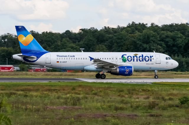 Airbus A320 (D-AICF) - D-AICF Condor Airbus A320-212 @ Frankfurt (EDDF) / 27.08.2014