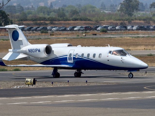 Learjet 60 (N901PM) - Learjet 60 at Livermore Municipal Airport, Livermore Ca. September 2020